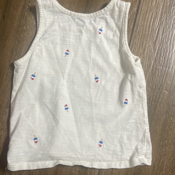 Red, White, & Blue Firecracker Popsicles Tank Top in size Small (6/7) - Picture 3 of 3